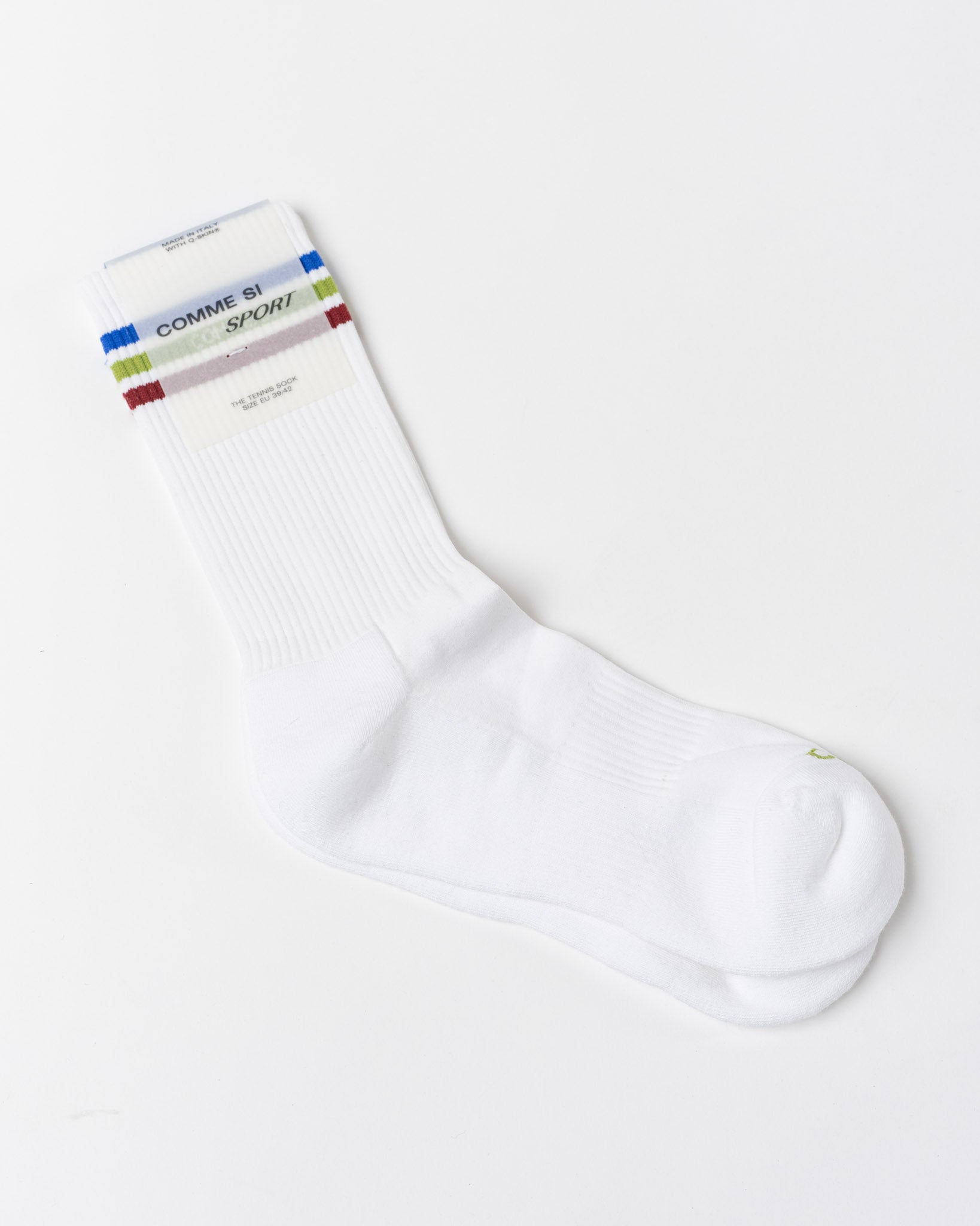 Comme Si Tennis Sock in Multi Stripe