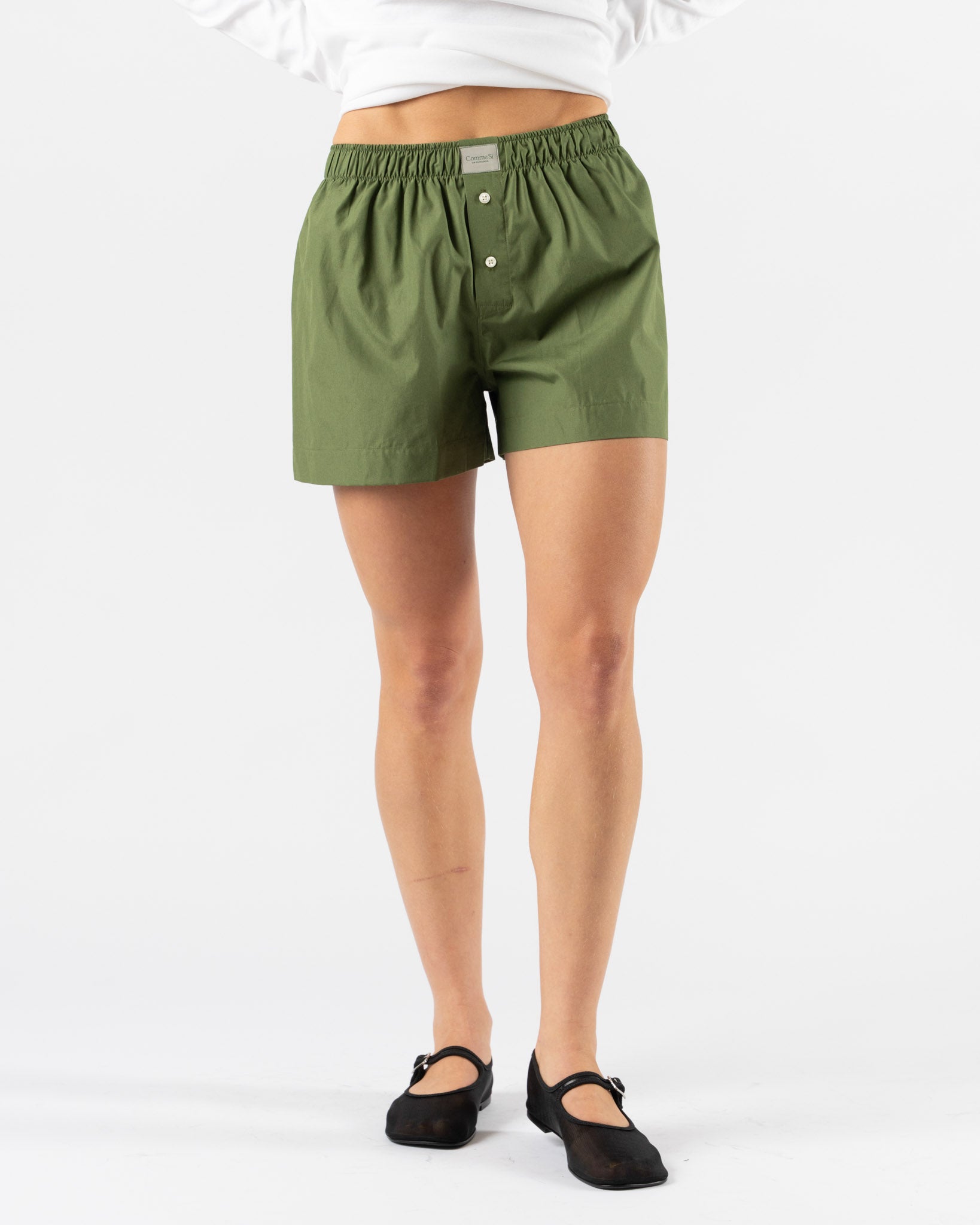Comme Si La Boxer Classica in Olive