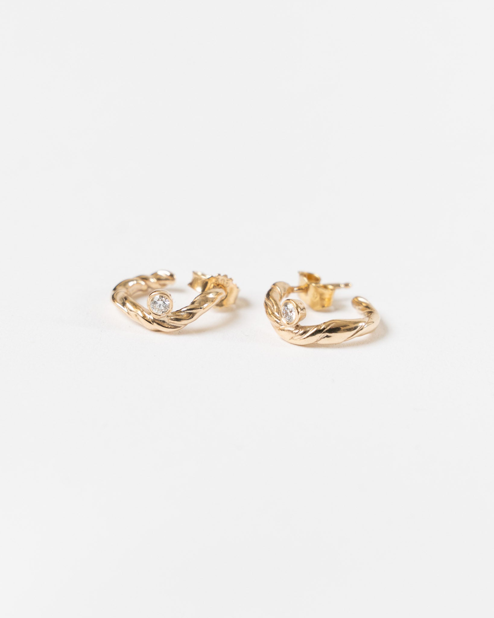 Corali Curva Diamond Hoop