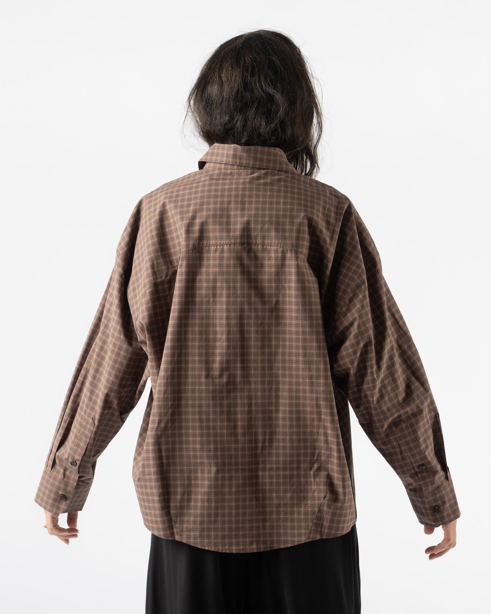Cordera Checked Oversized Shirt