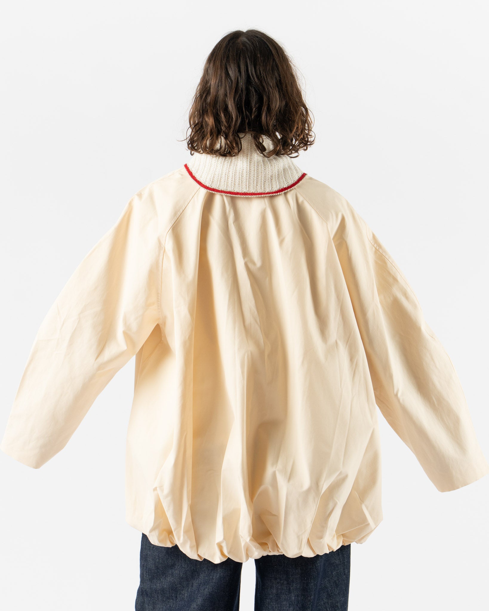 Cordera Crochet Collar Jacket in Cream