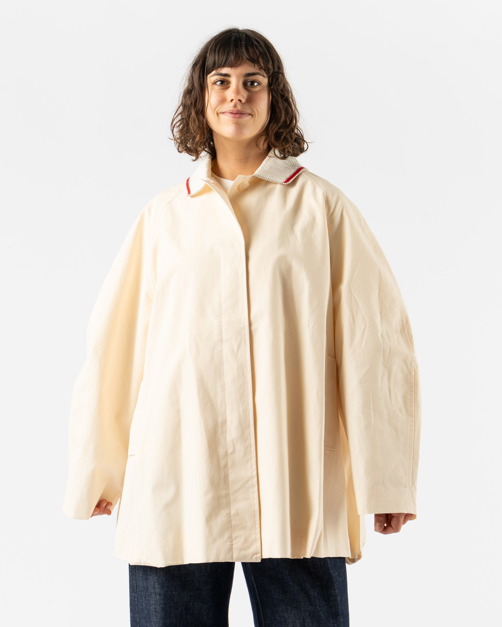 Cordera Crochet Collar Jacket in Cream