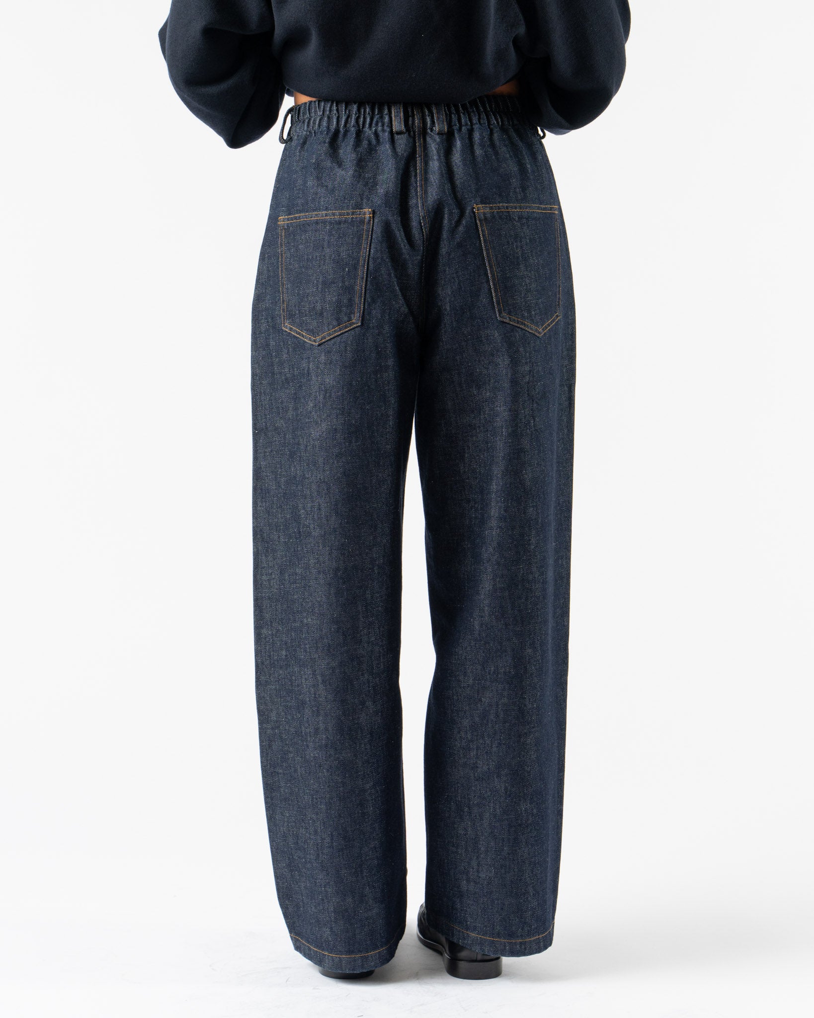 Cordera Denim Straight Pants in Indigo