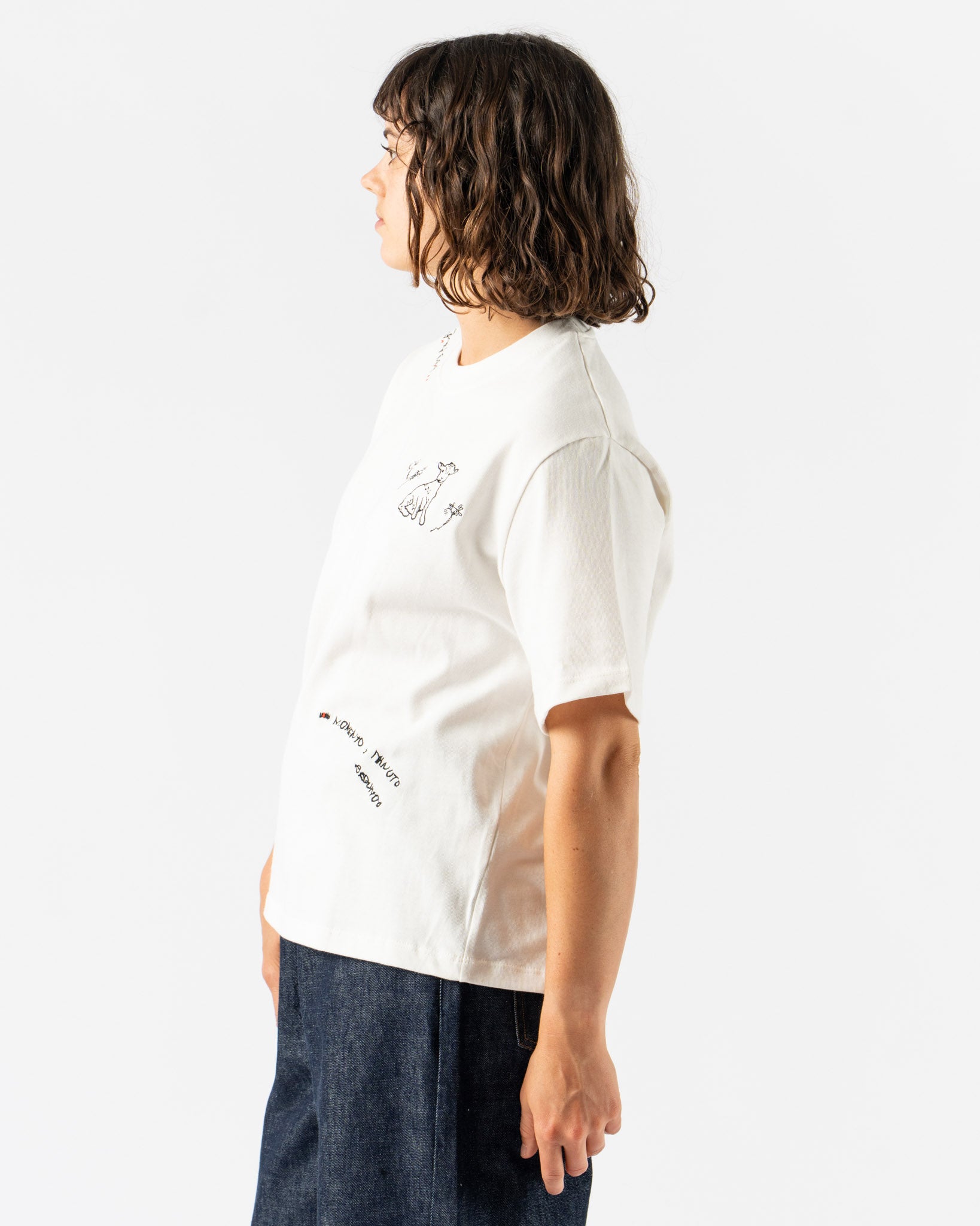 Cordera Instante Embroidered T-Shirt in White