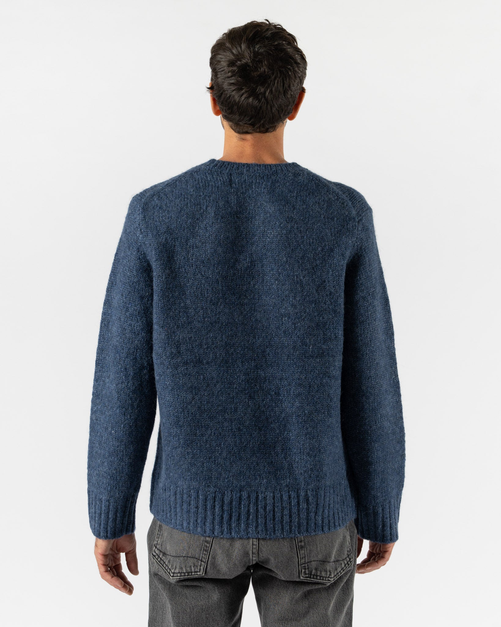 Corridor Alpaca Crewneck in Indigo