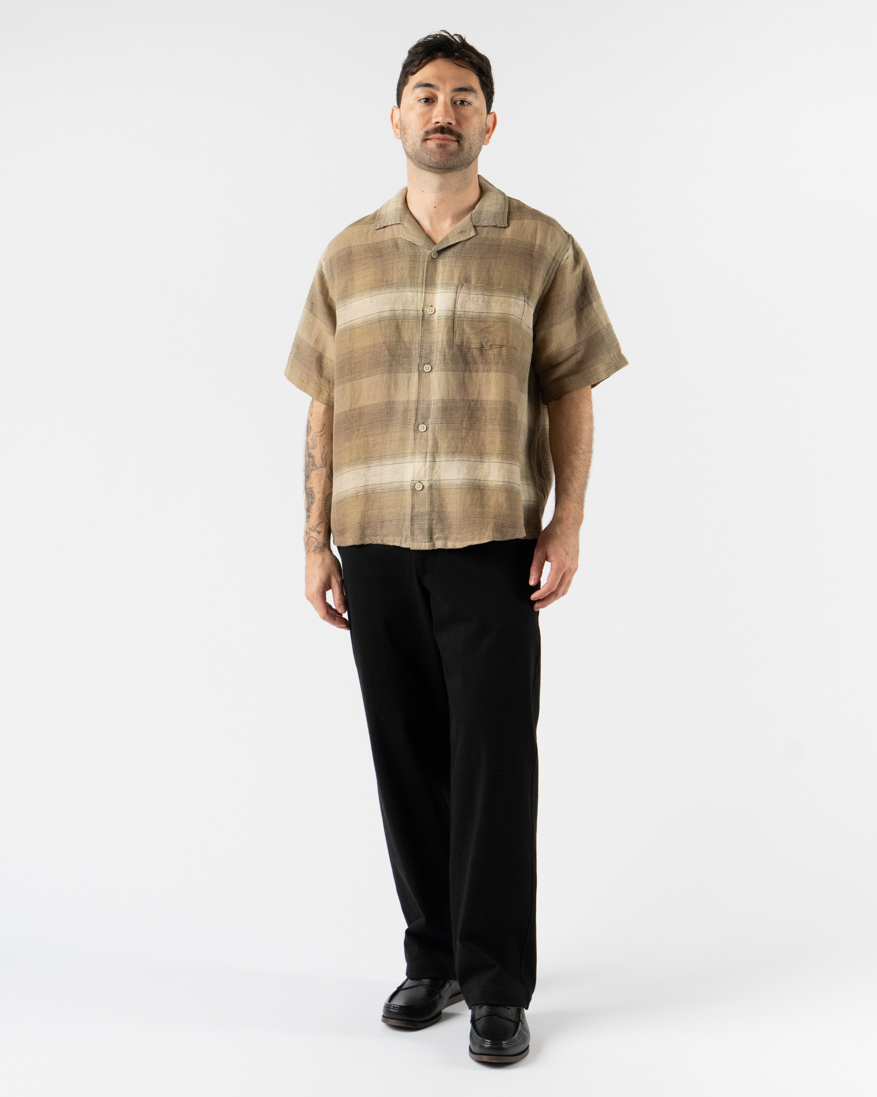 Corridor Asheville SS Camp Shirt in Olive
