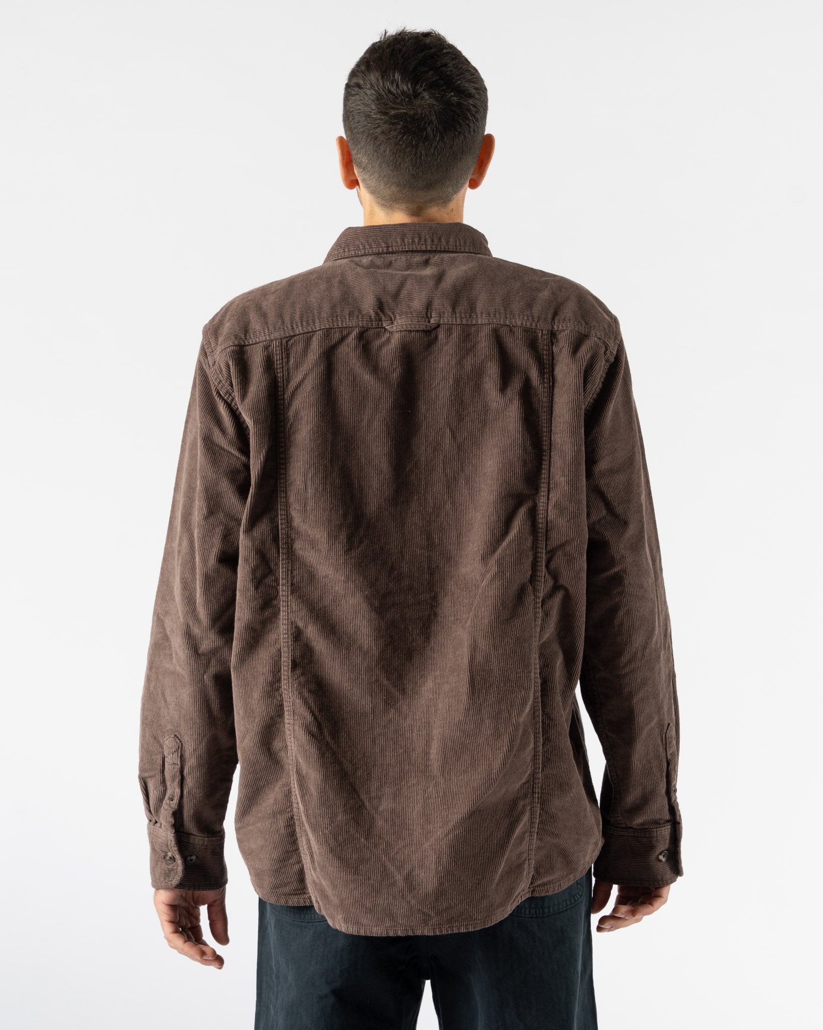 Corridor Cord LS Shirt in Brown