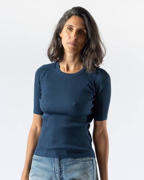 Cotton-High-Gauge-Rib-Knit-Tee