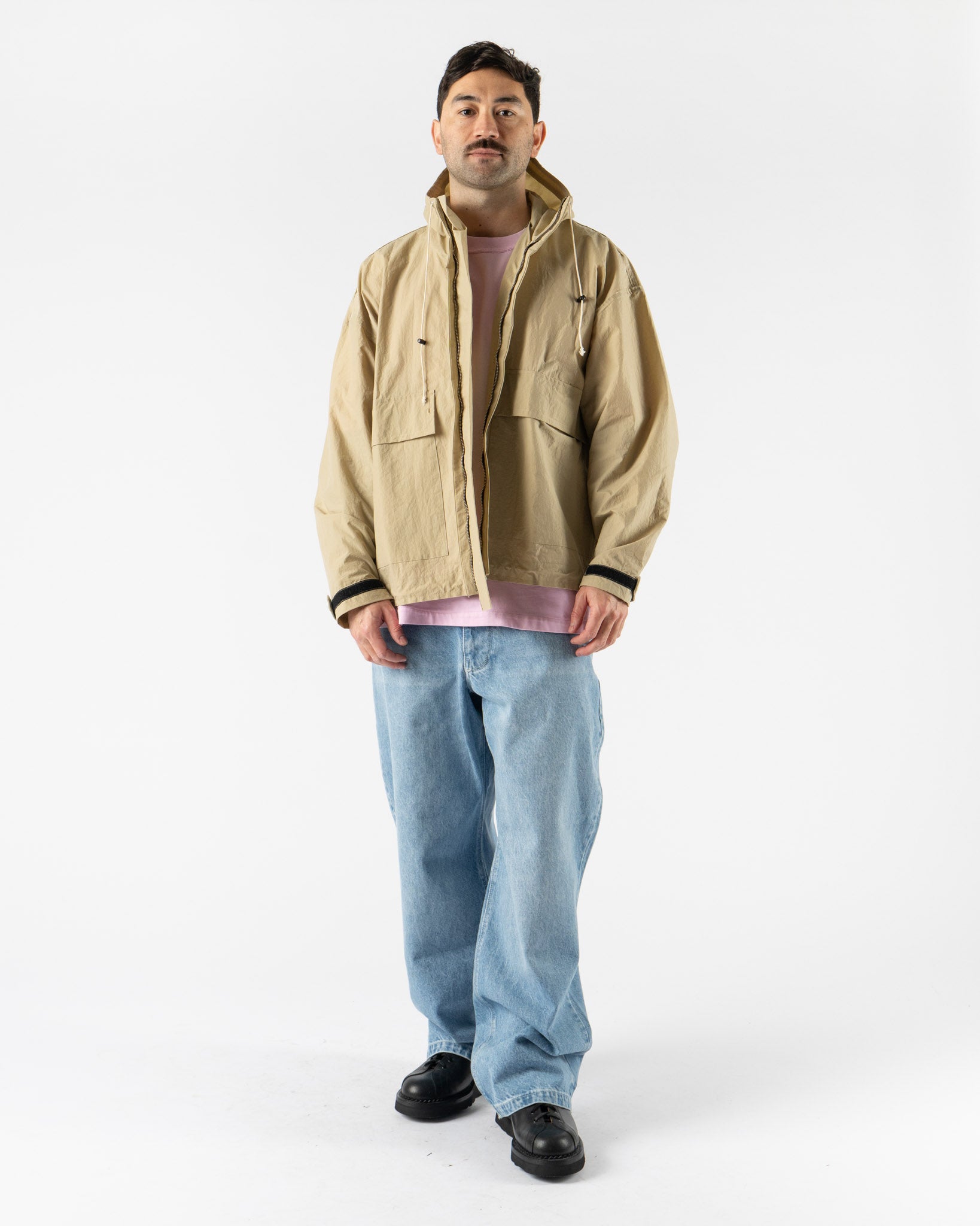 ＜CAMIEL FORTGENS＞ OUTDOOR JACKET Camiel Fortgens Navy Outdoor Jacket Camiel Fortgens