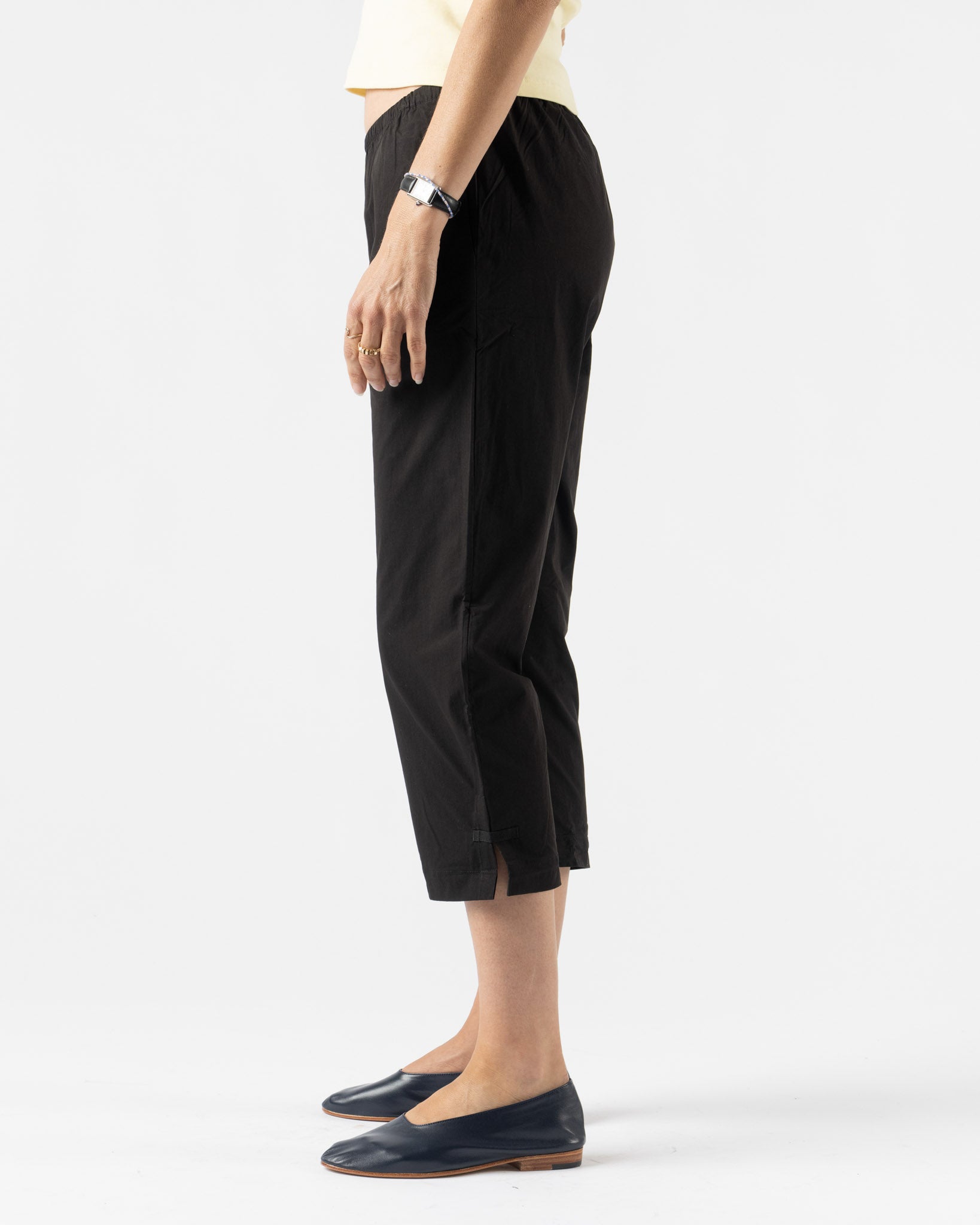 Deiji Studios Capri Pant in Black