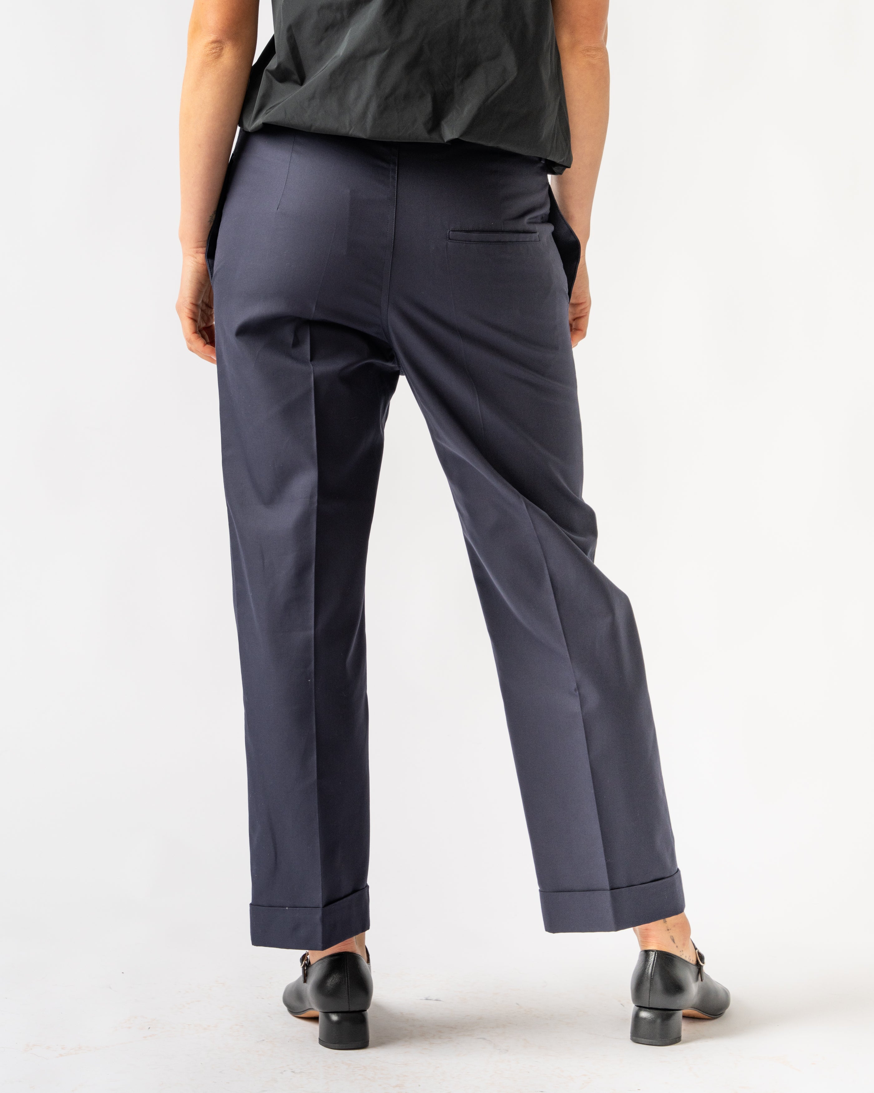 Sofie D'Hoore Paul Pants in Woven Dark Navy