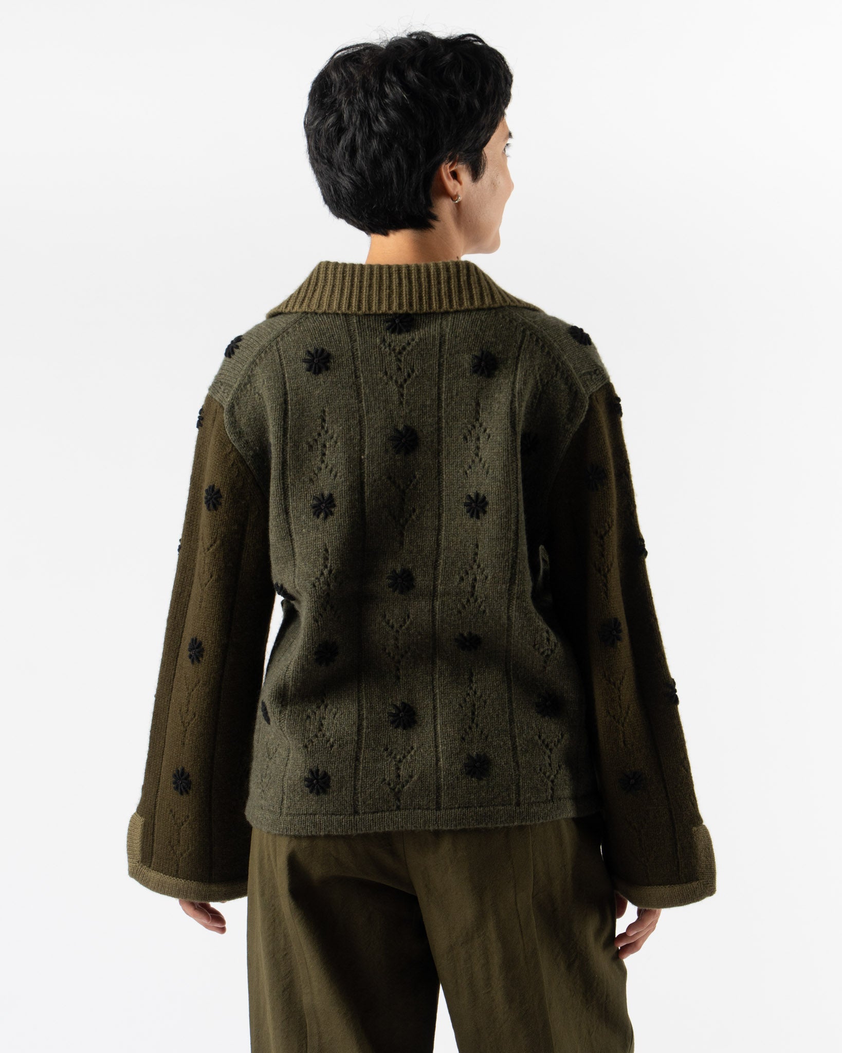 YanYan Daisy Work Jacket in Army