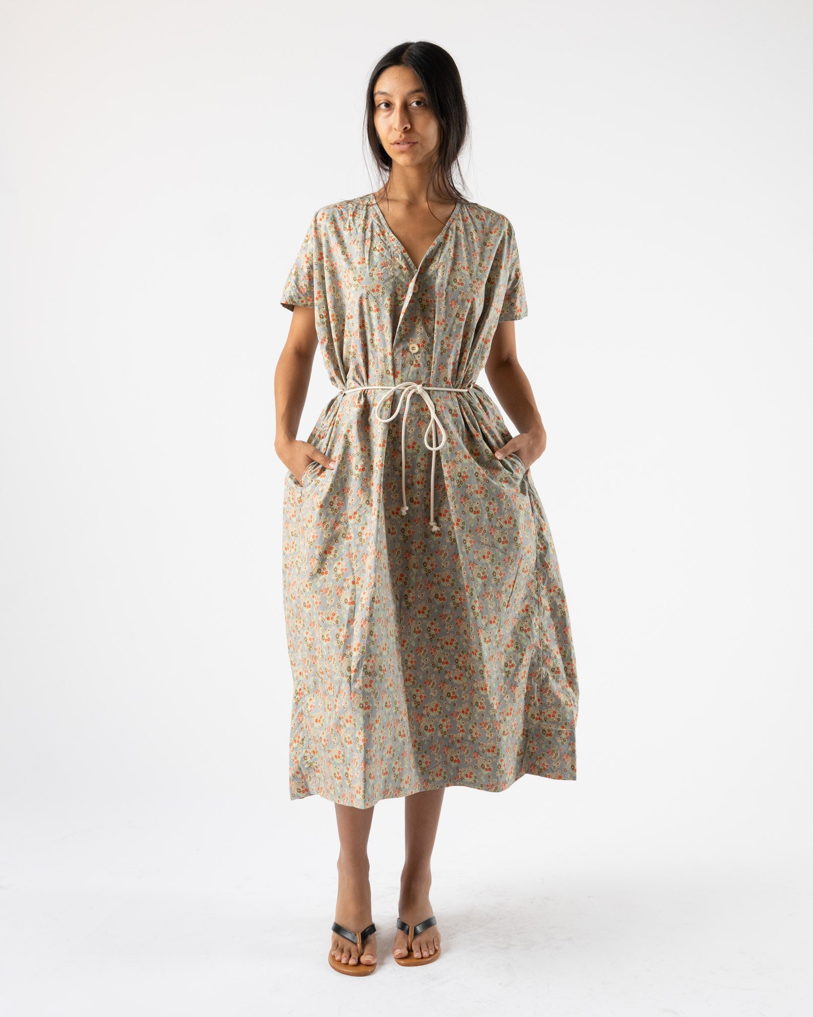 SONO Dante Dress Dusty Blue Floral