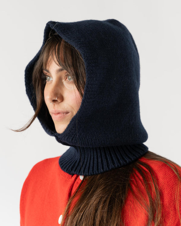 &Daughter Plain Hood in Navy