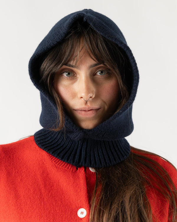 &Daughter Plain Hood in Navy