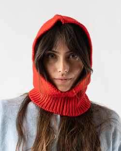 &Daughter Plain Hood in Red