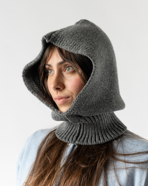 &Daughter Plain Hood in Grey