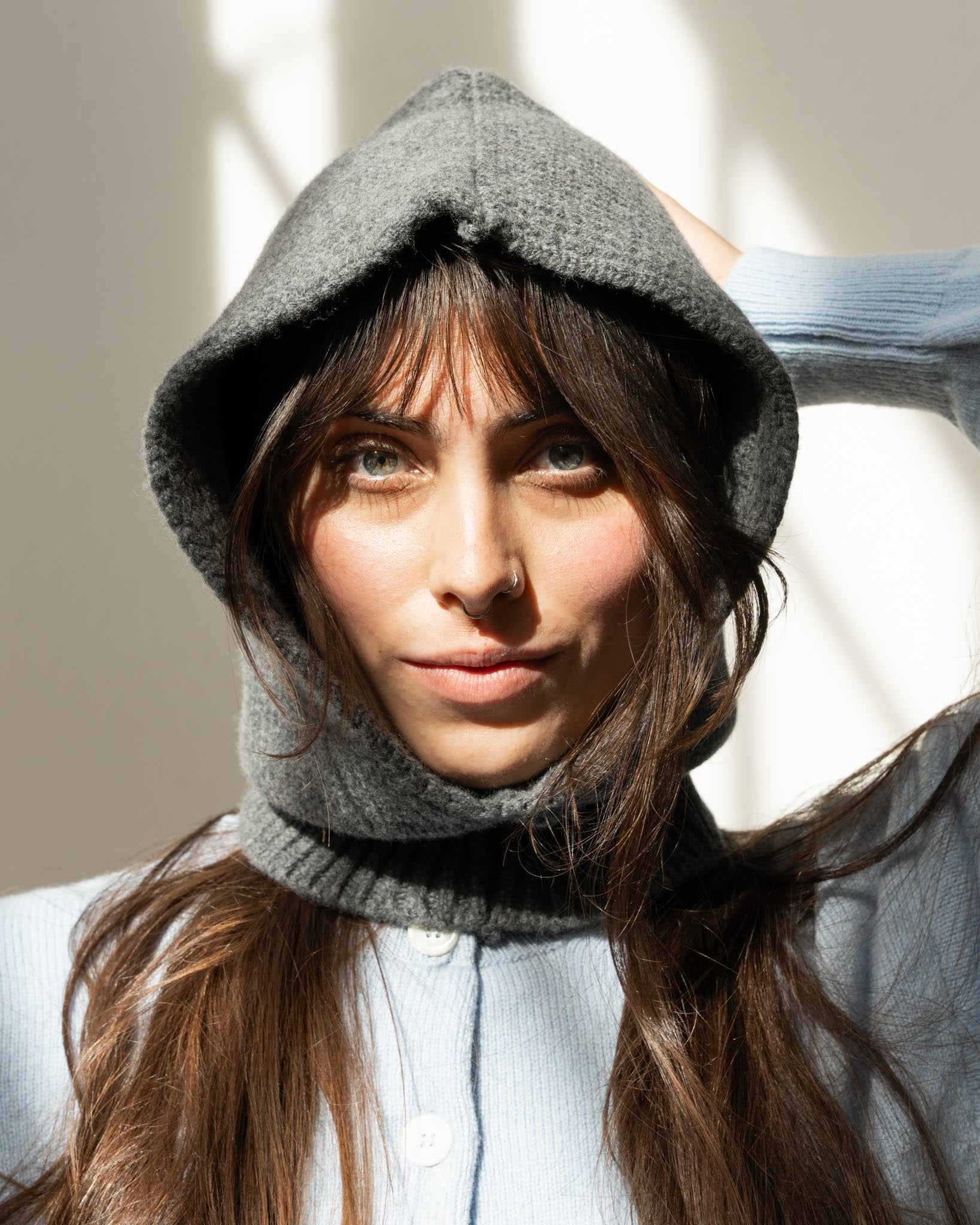 &Daughter Hood in Derby Grey