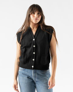 &Daughter Wexford Waistcoat in Black