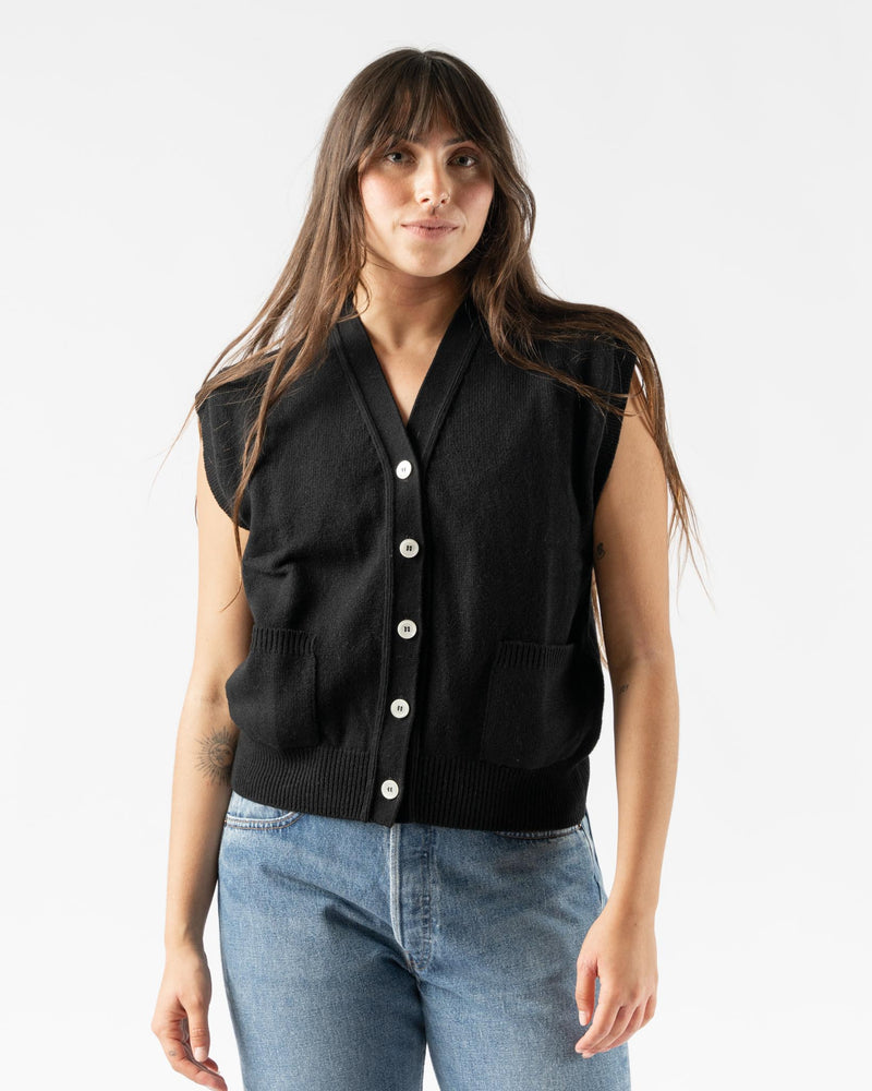 &Daughter Wexford Waistcoat in Black