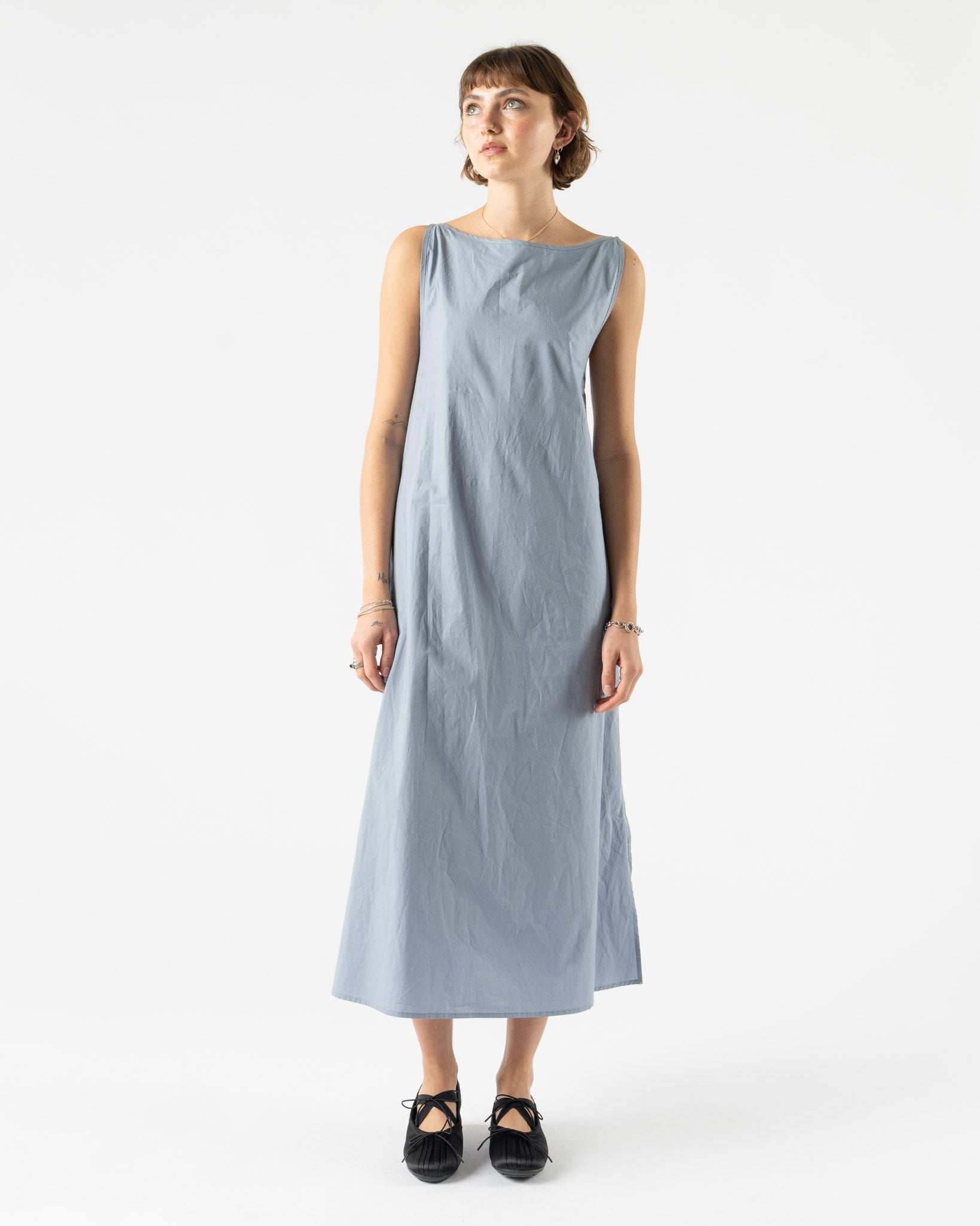 Baserange Decti Dress in Nelson Blue