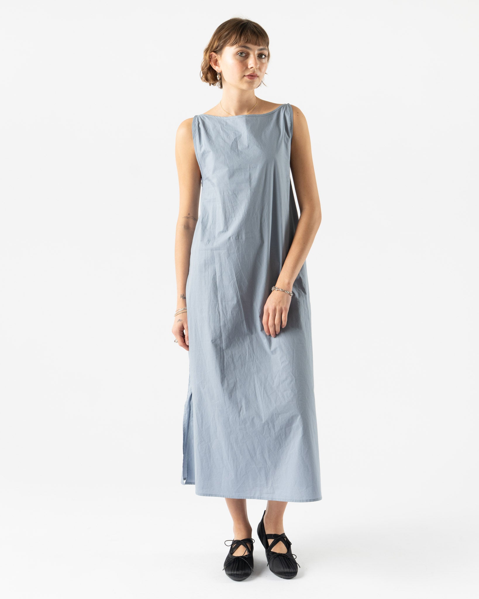Baserange Decti Dress in Nelson Blue