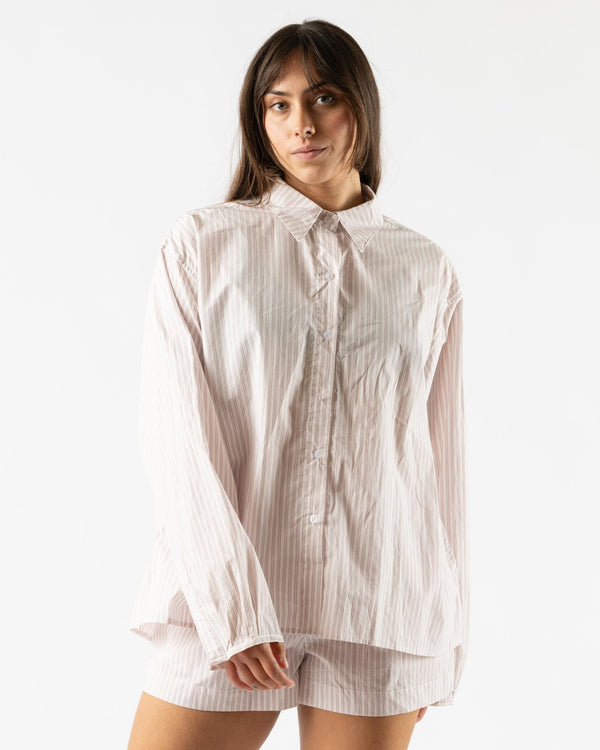 Deiji Studios Day Shirt in Musk Stripe