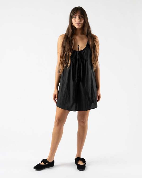 Deiji Studios Double V Dress in Black