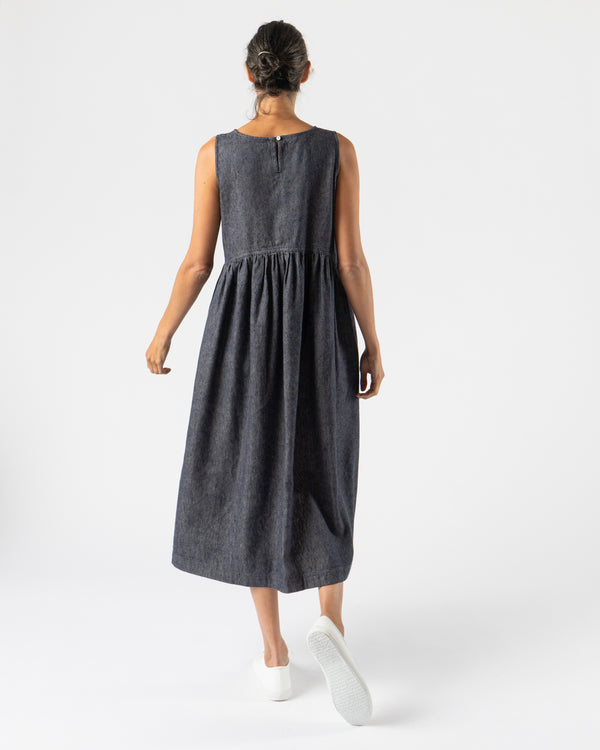 Ichi Antiquités Denim Dress in Navy