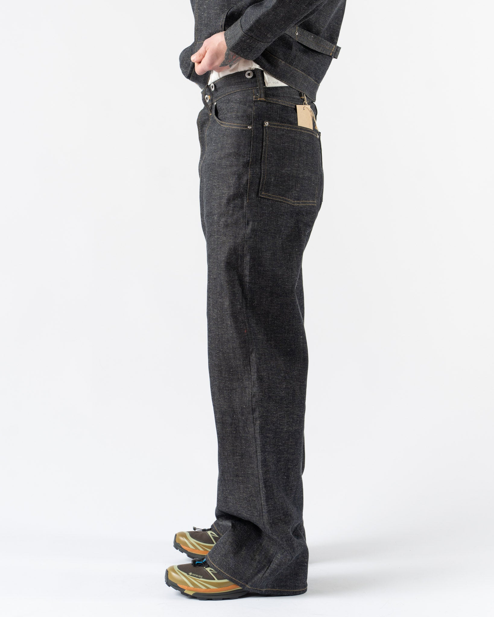 T.T Denim Trousers in Raw Indigo Curated at Jake and Jones