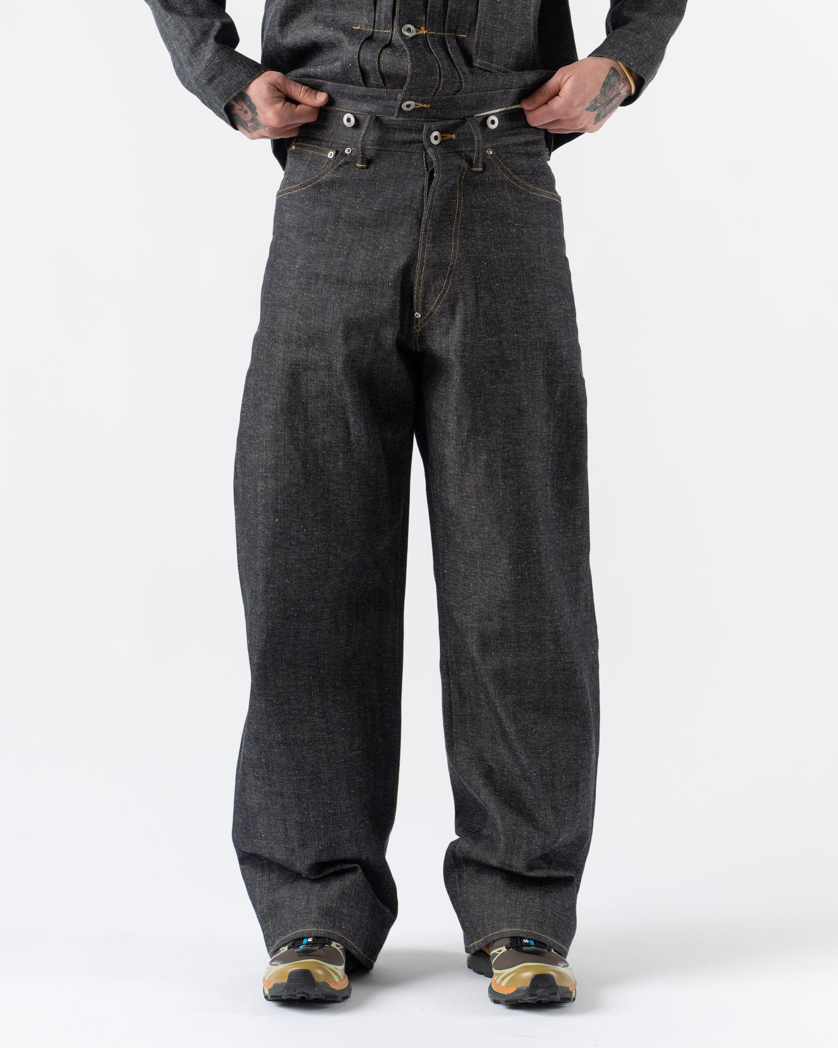 T.T Denim Trousers in Raw Indigo