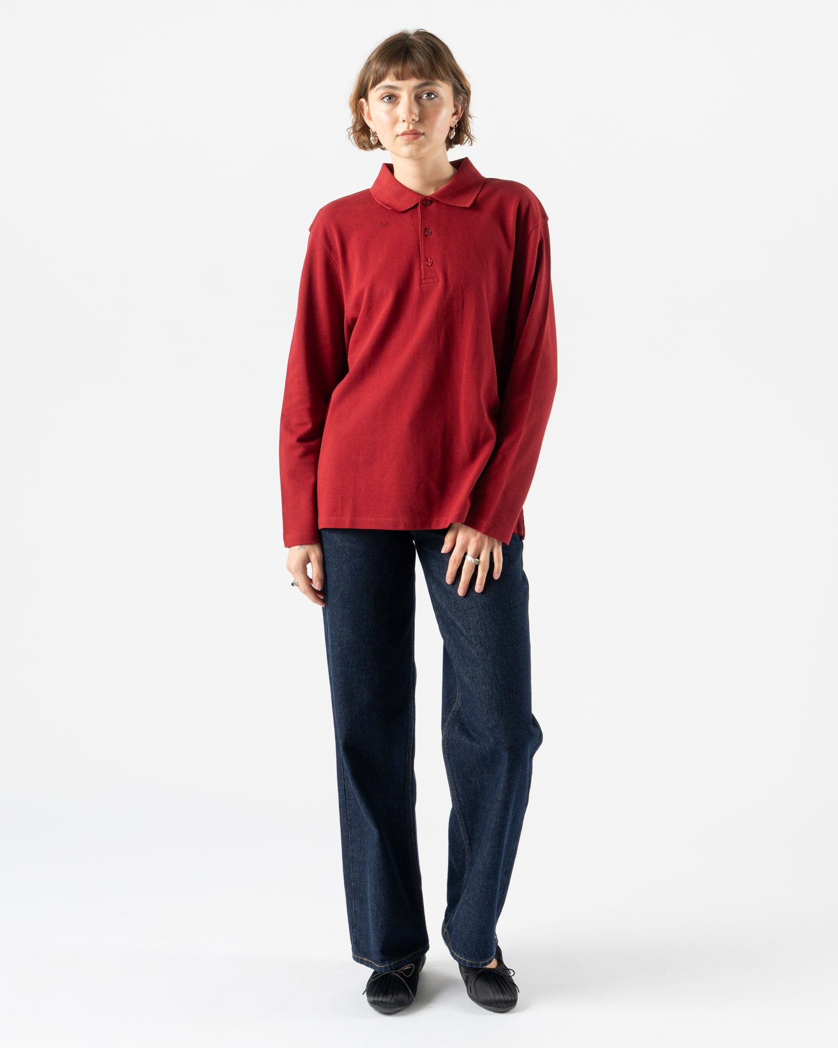 FLORE FLORE Diana Polo in Mulberry