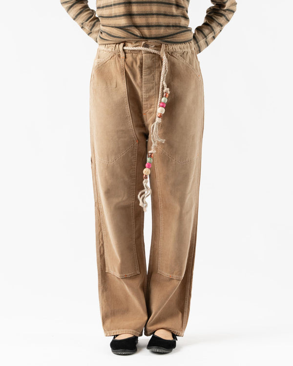 Dr. Collectors P71 Carpenter Pants in Sunfaded Khaki Canvas