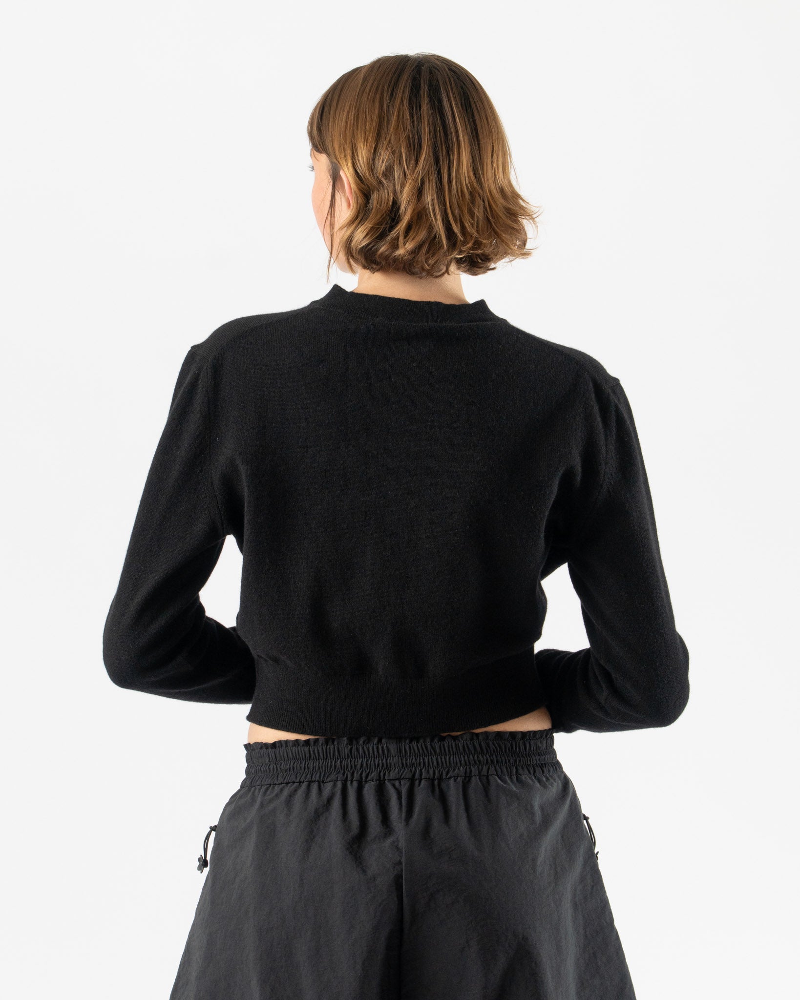 Cecilie Bahnsen Dua Cardigan Black Summer Cashmere