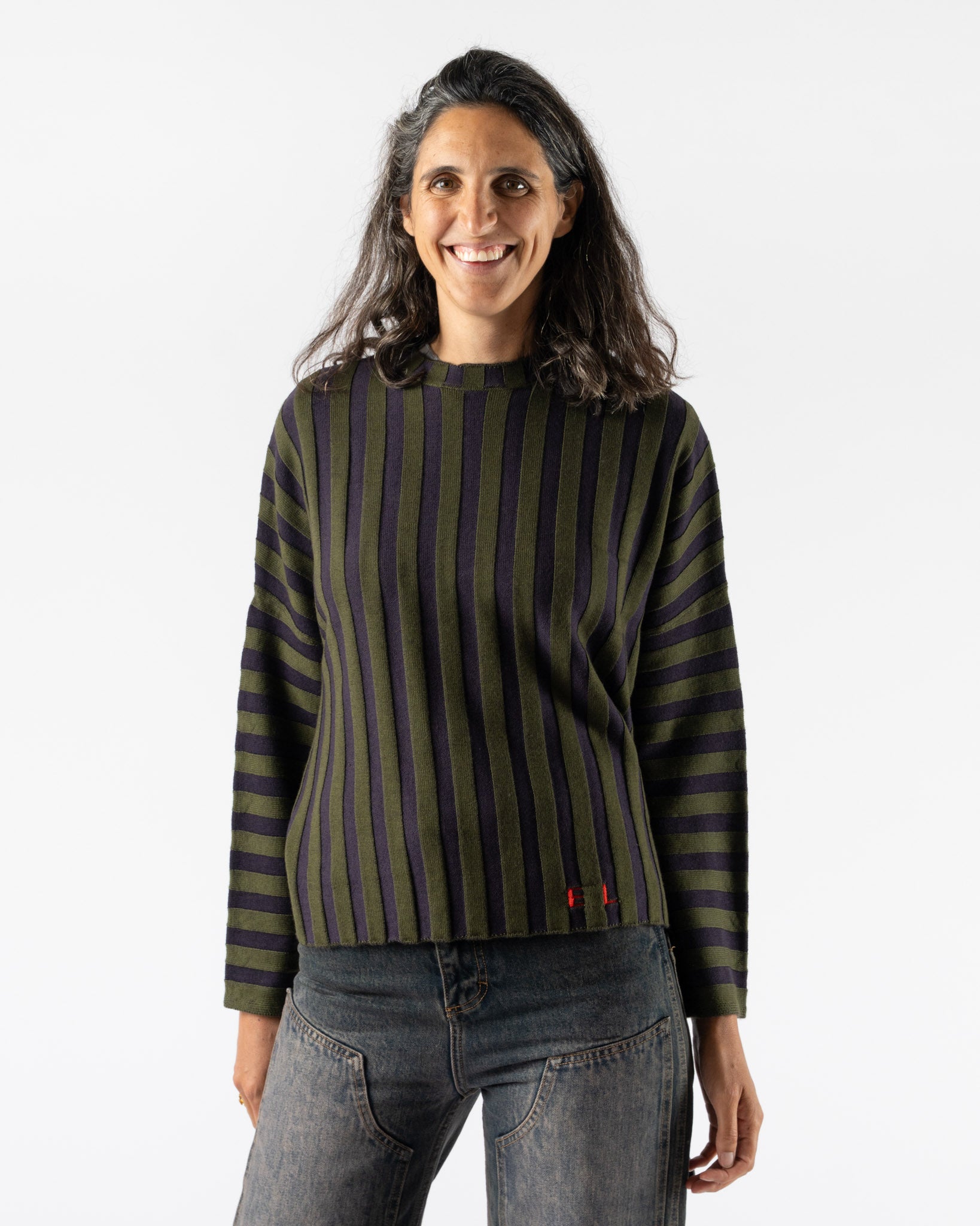 Eckhaus Latta Keyboard Sweater in Mallard