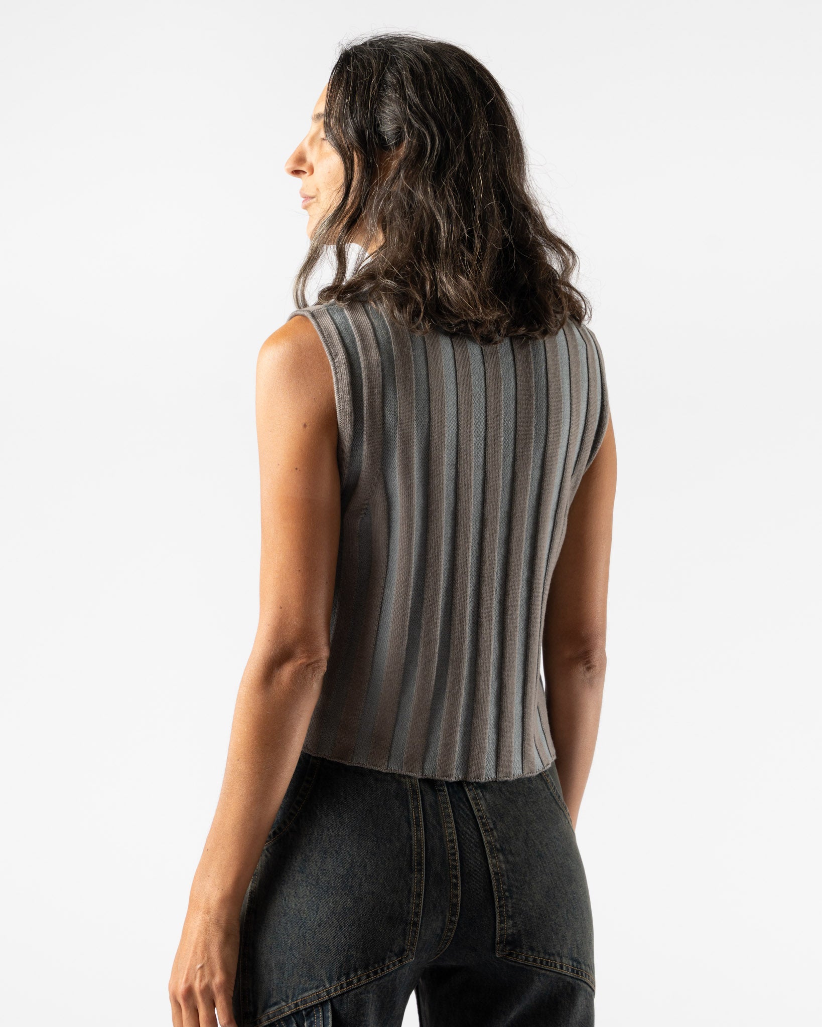 Eckhaus Latta Keyboard Vest in Heron