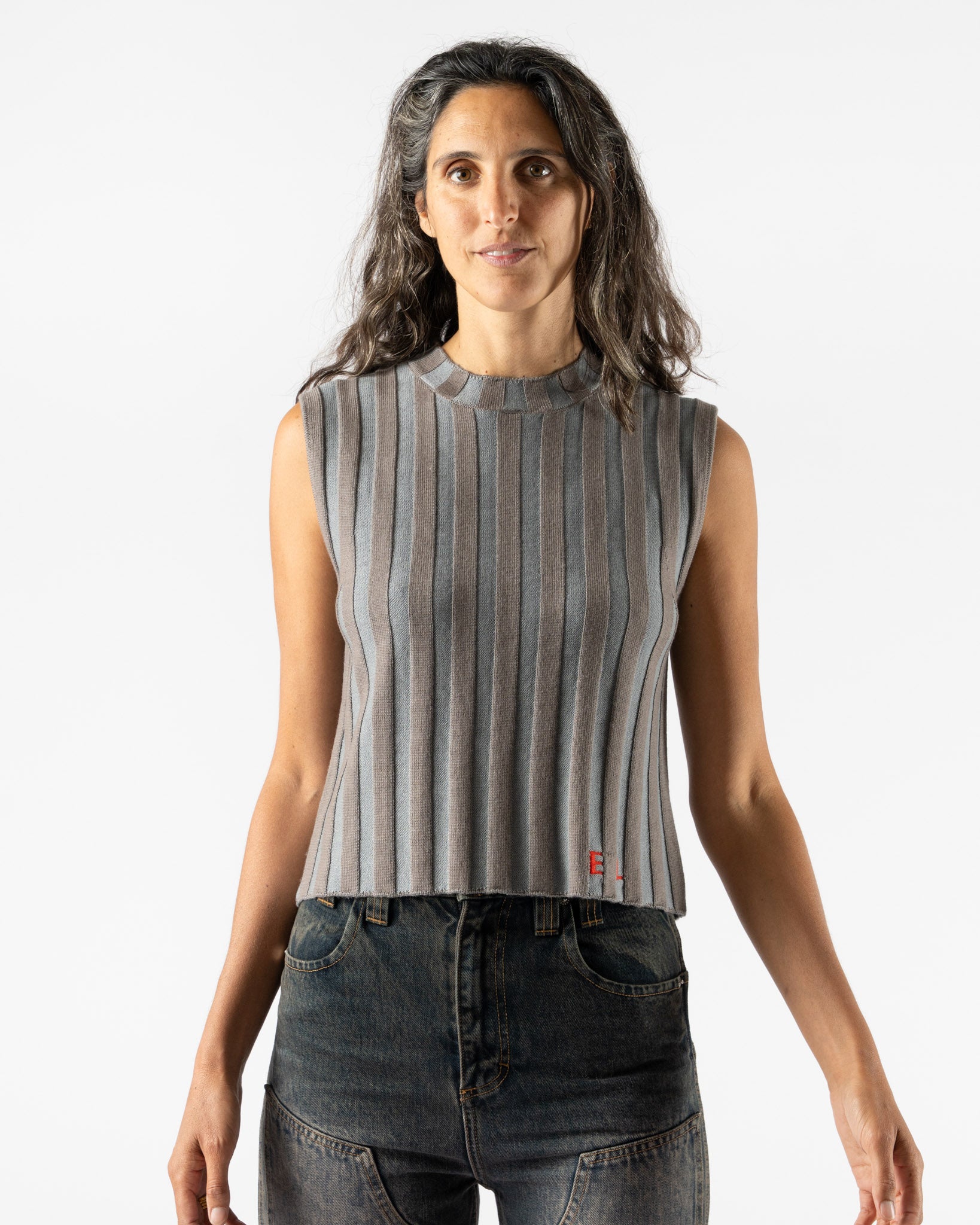 Eckhaus Latta Keyboard Vest in Heron