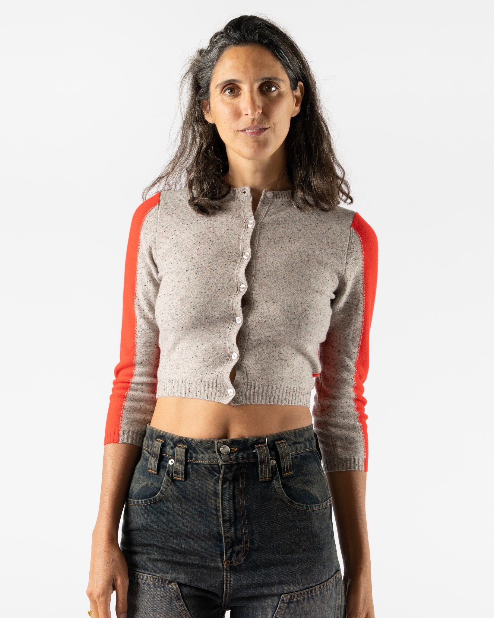 Eckhaus Latta Racer Cardigan in Woodpecker