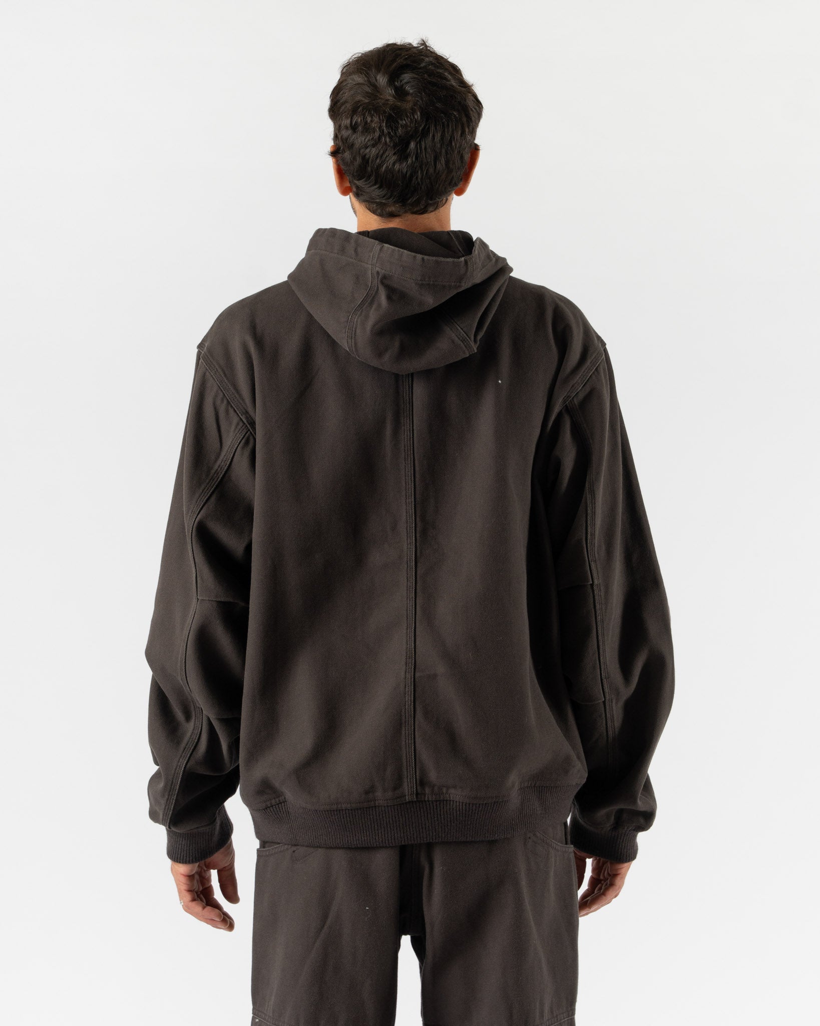 Gramicci El Cap Canvas Hooded Jacket in Umber Curated at Jake and