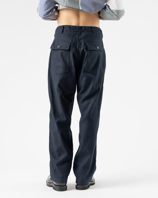 Engineered Garments Fatigue Pant in Dark Navy