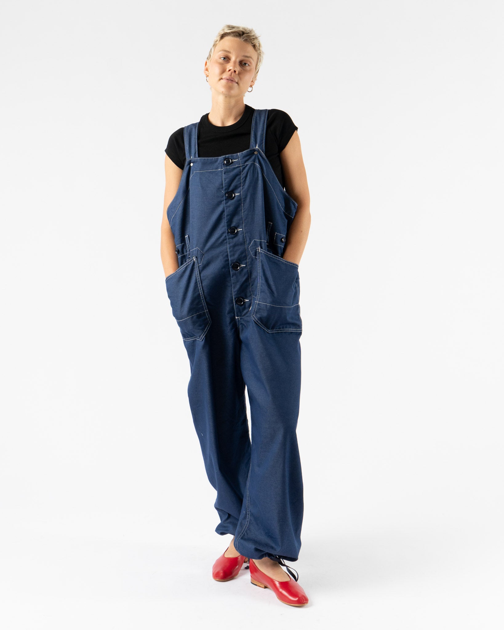 Engineered Garments Overalls in Indigo CP Denim