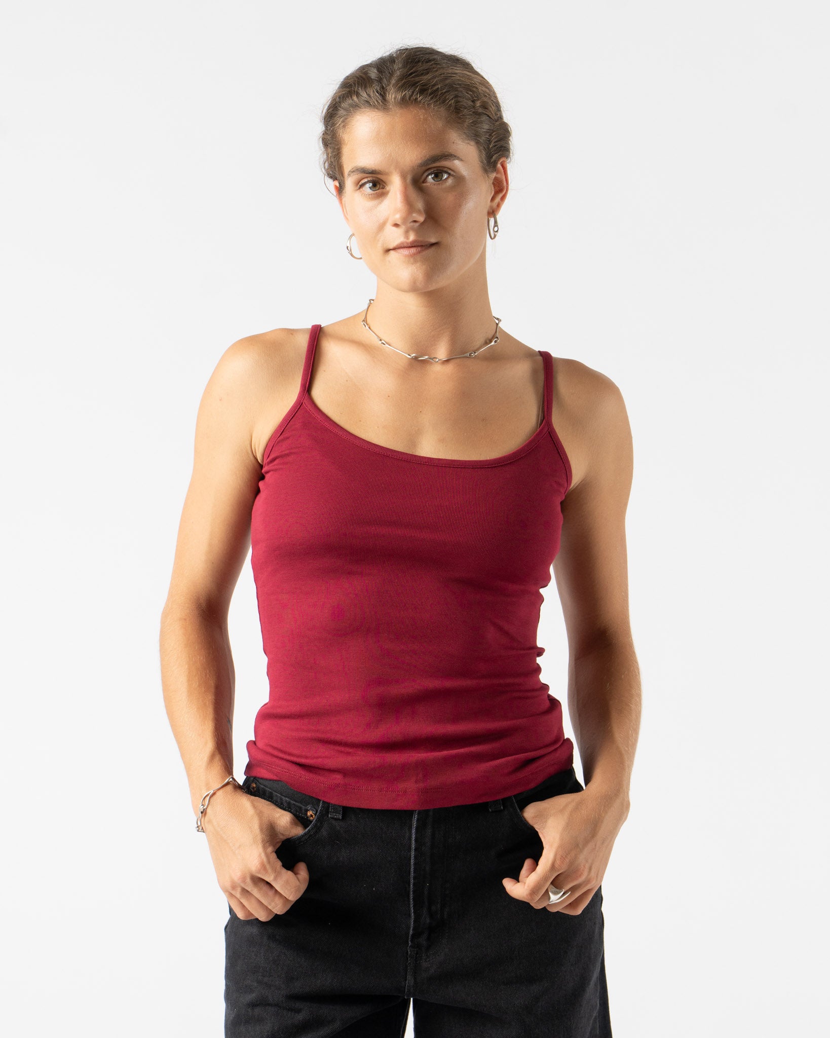 FLORE FLORE Bibi Cami in Cherry