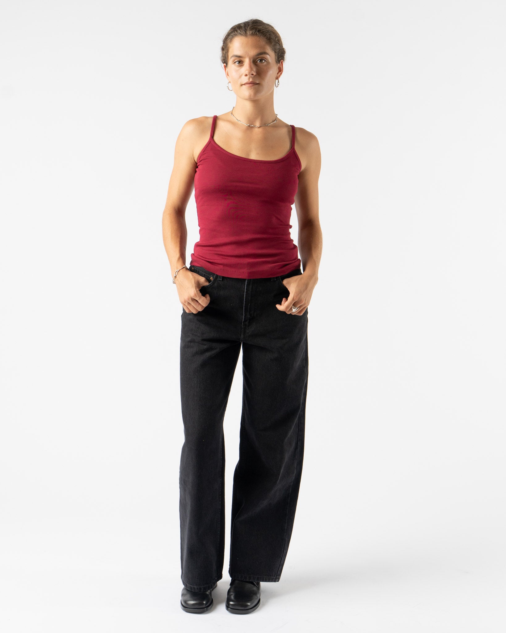 FLORE FLORE Bibi Cami in Cherry
