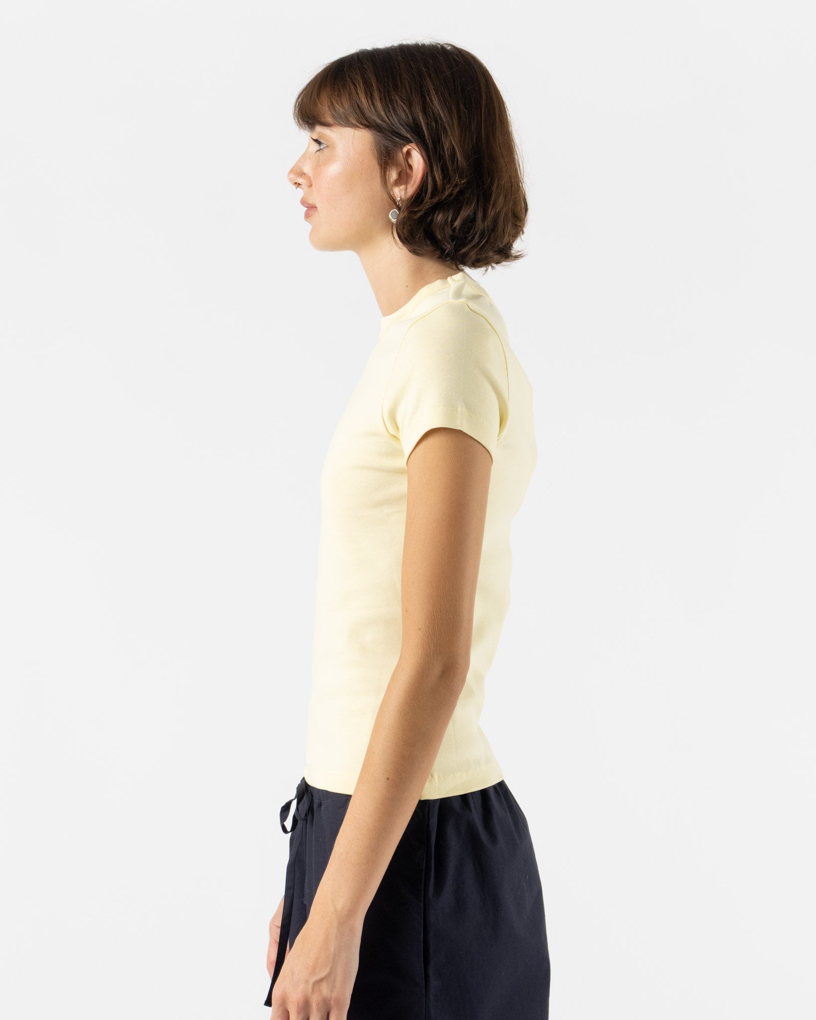 FLORE FLORE Car Baby Tee in Camomile