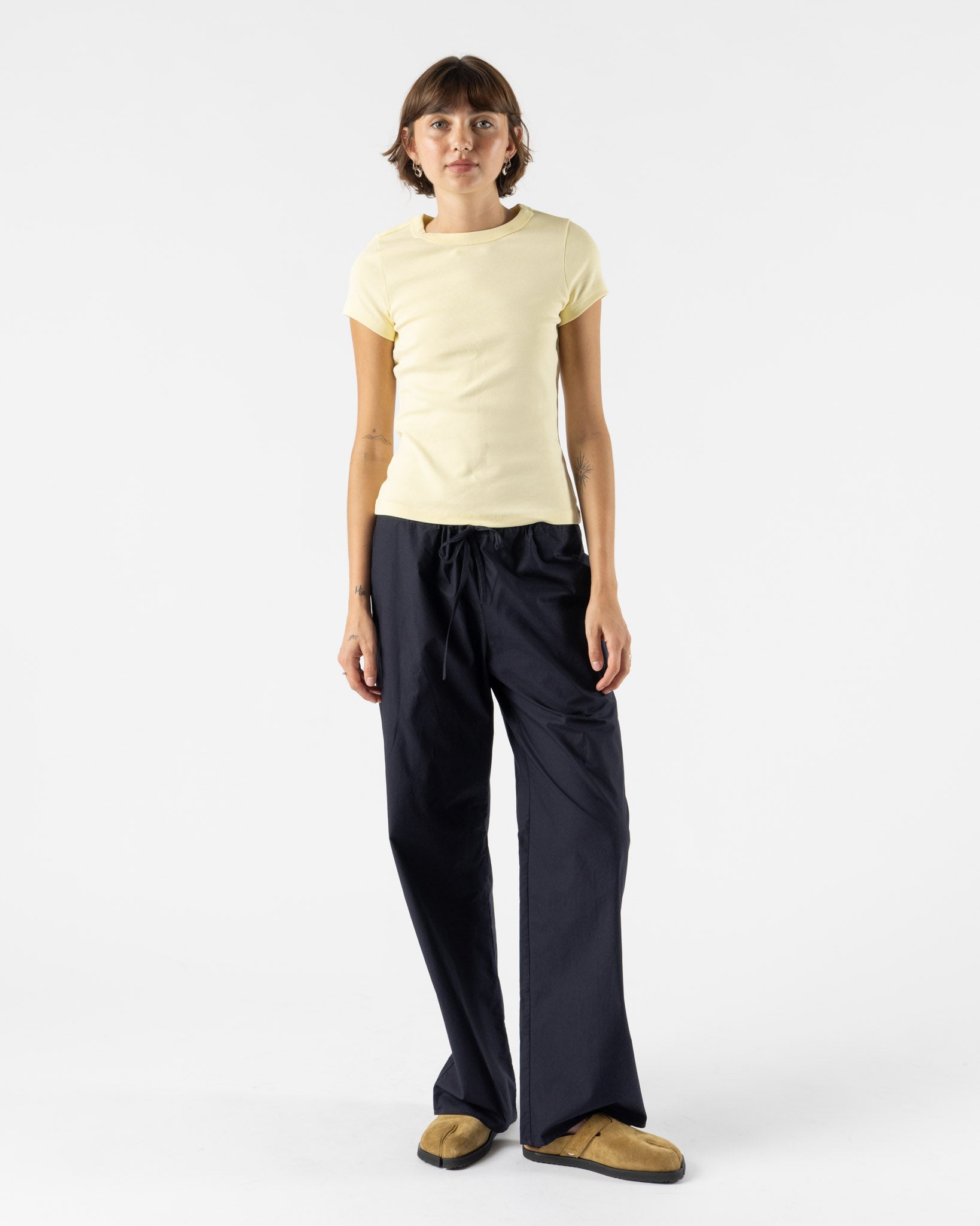 FLORE FLORE Car Baby Tee in Camomile