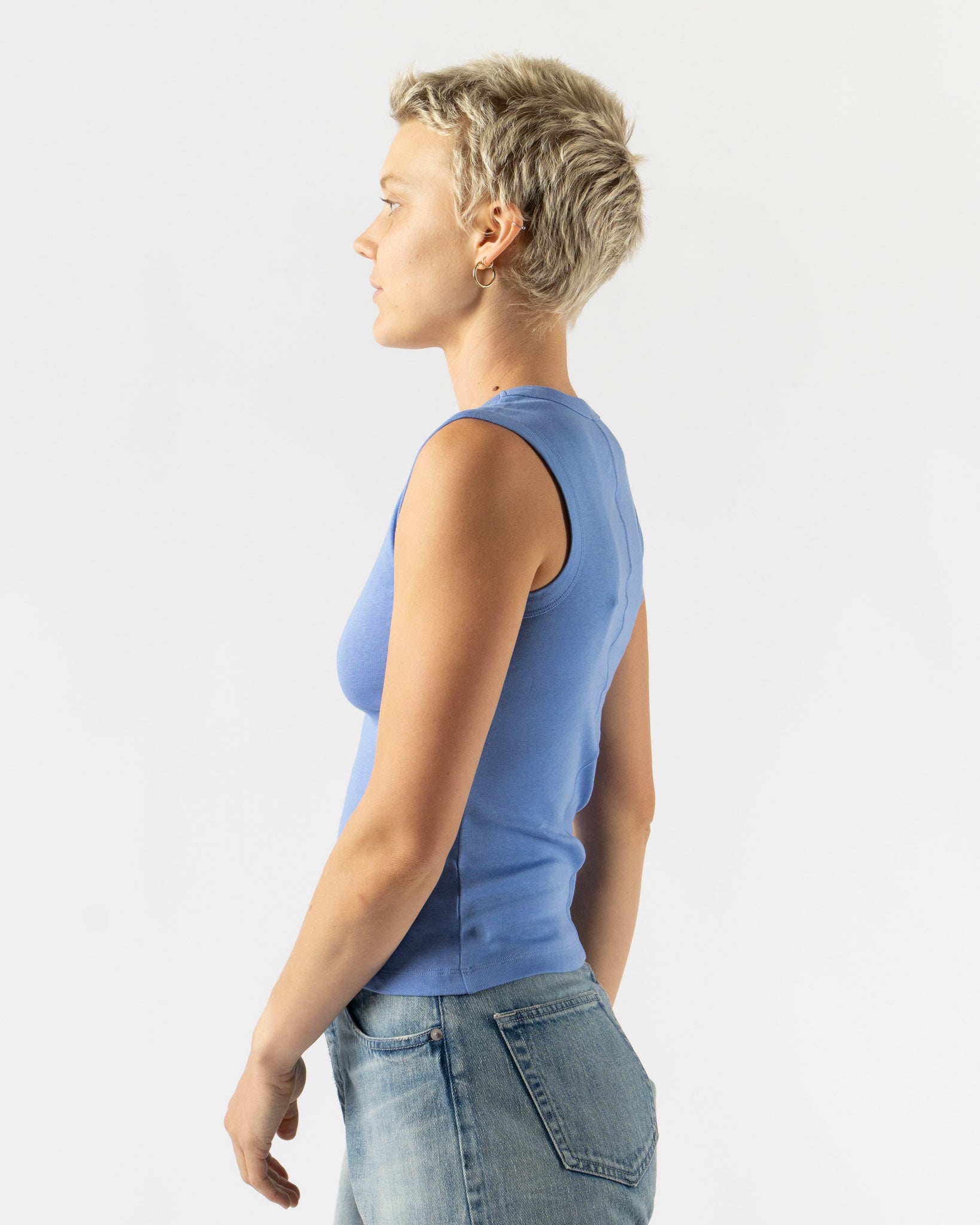 FLORE FLORE Dewi Tank in Flore Blue