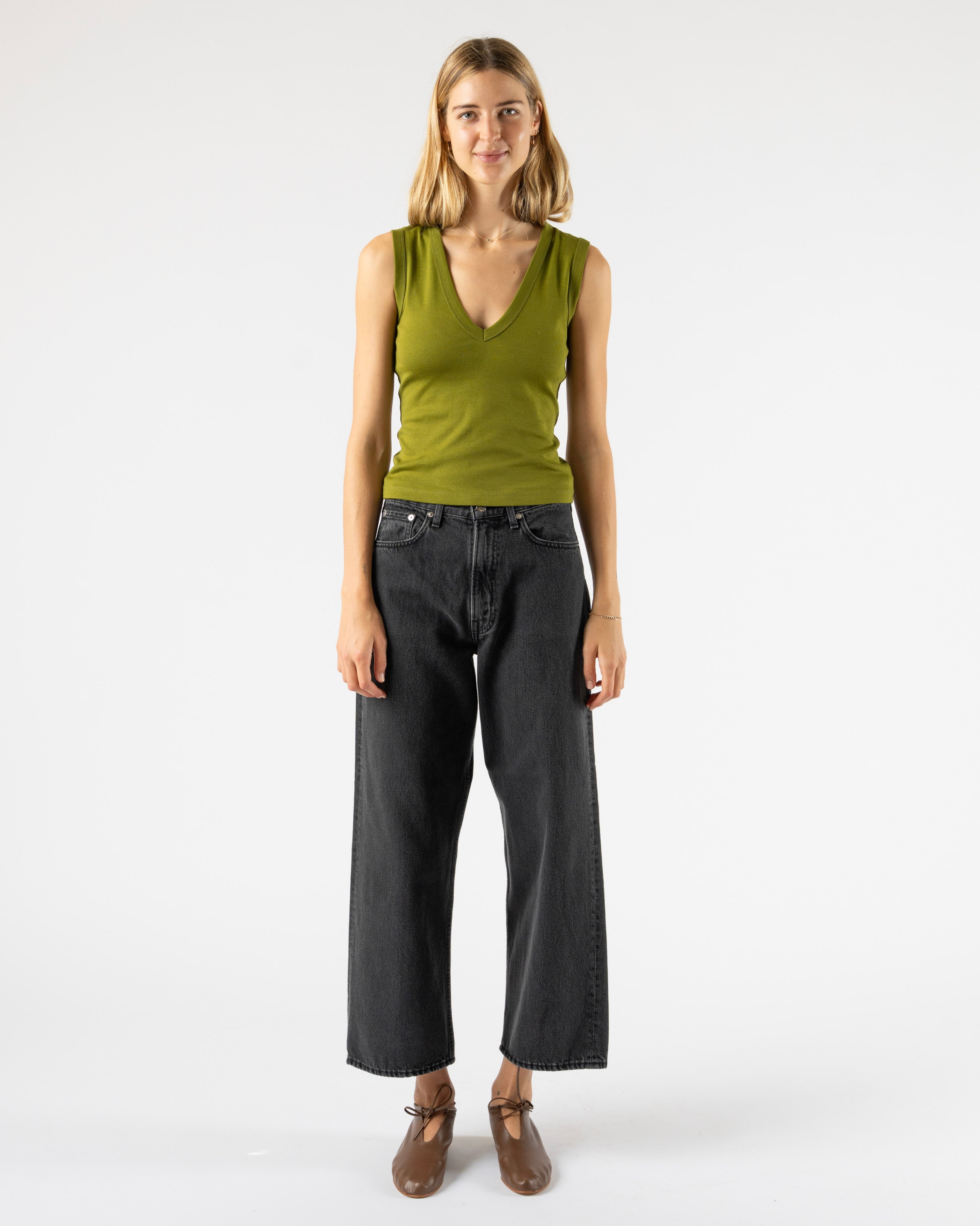 FLORE FLORE Dewi Tank in Chocolate Plum Curated at Jake and Jones