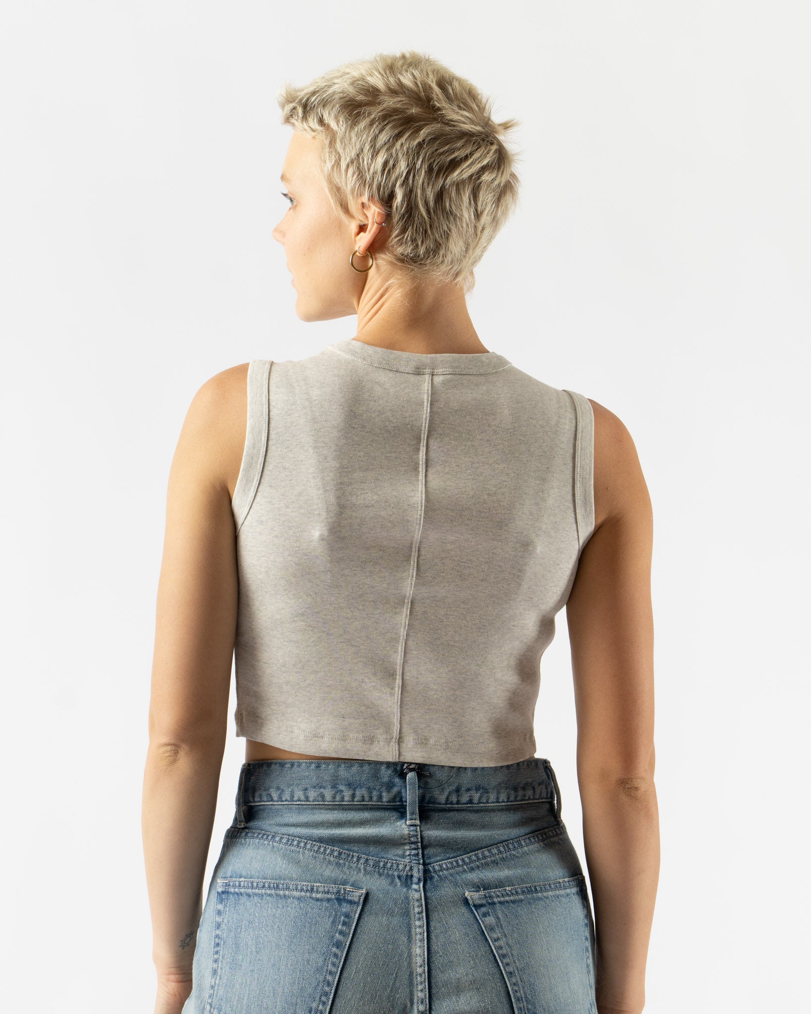 FLORE FLORE Esmé Crop in Heather Grey