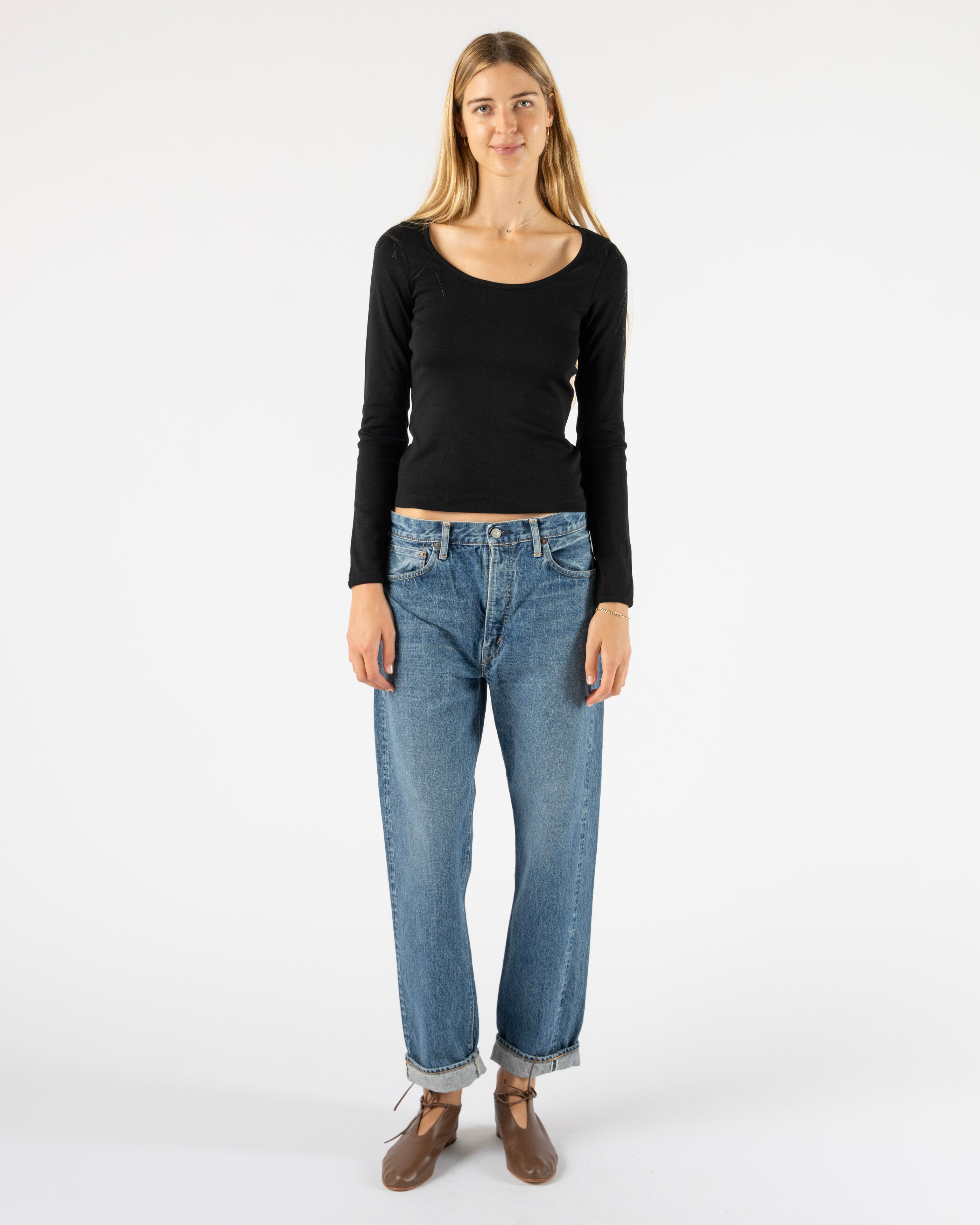 FLORE-FLORE-Fem-Longsleeve-in-Black-Curated-at-Jake-and-Jones-Santa-Barbara-Boutique