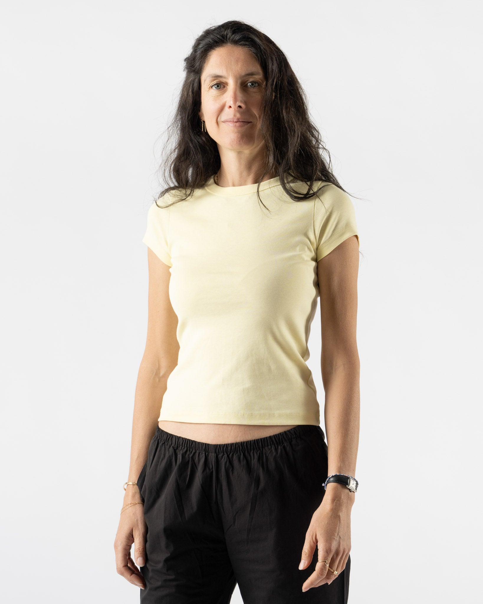 FLORE FLORE Jill Baby Tee in Camomile